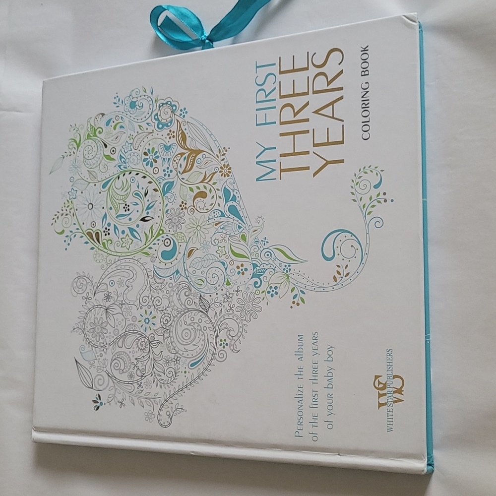 Baby Memory "My First 3 Years" Baby Boy Coloring Book